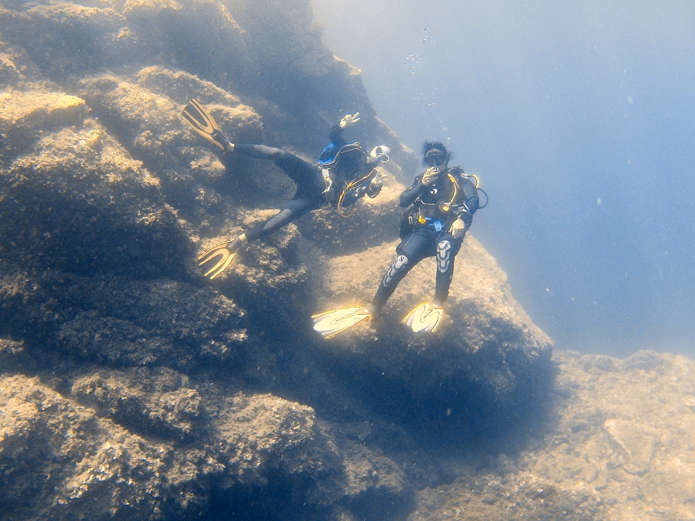 Underwater around Hyères, France